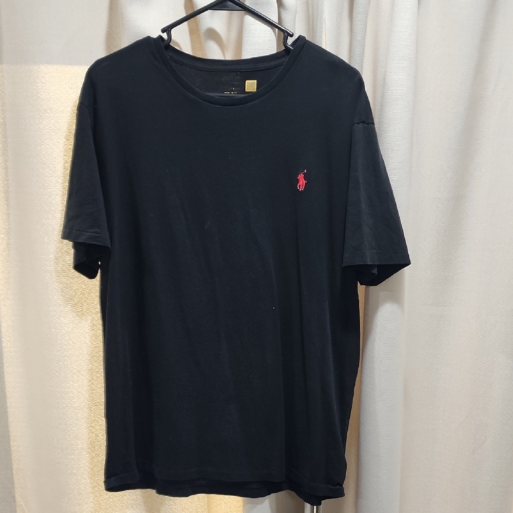 Polo by Ralph Lauren Black and Red Short Sleeve Tee